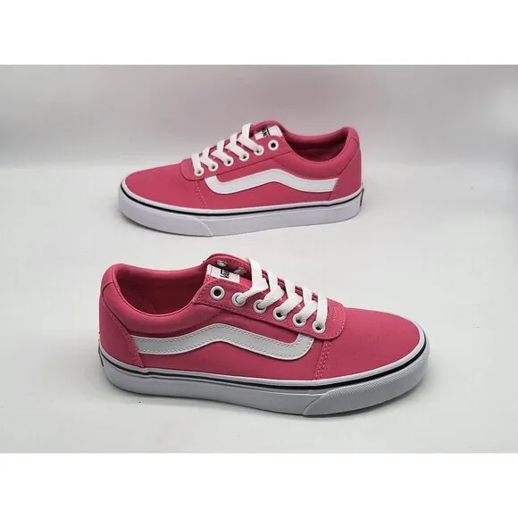 Vans Ward Low Top Honeysuckle Sneaker Shoes Womens Pink Size 6.5