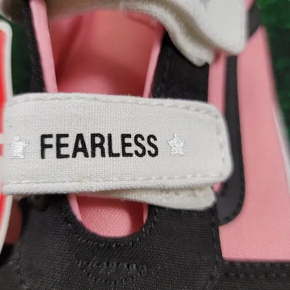 Vans Ward V Fearless Blk/Pink Icing Sz 4.5 Kids VN0A4BTCWG81