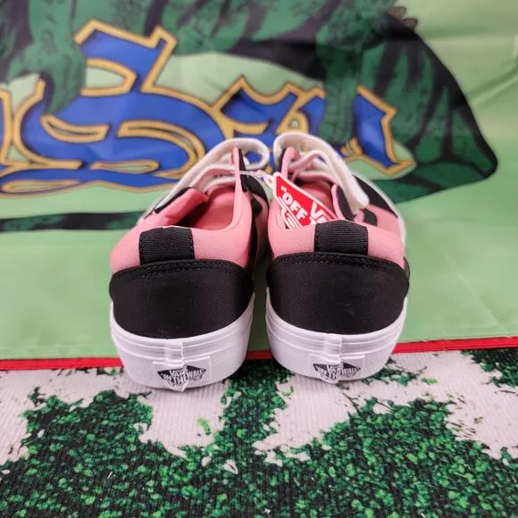 Vans Ward V Fearless Blk/Pink Icing Sz 4.5 Kids VN0A4BTCWG81