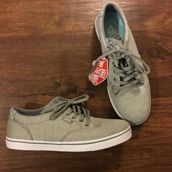 Vans Winston Low Midgray White Sneaker Shoes SZ 6