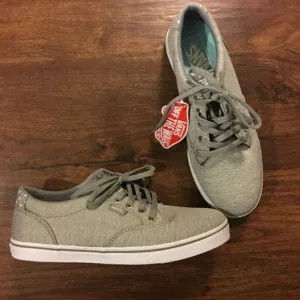 Vans Winston Low Midgray White Sneaker Shoes SZ 6