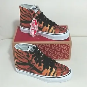 Vans Women's Tapered Skate Shoes Tiger Old Skool SK8 High Top