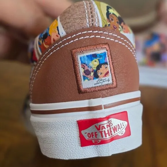 Vans X Disney 100th Anniversary Scrapbook Old Skool Sneakers Shoes Men's 5 Brown