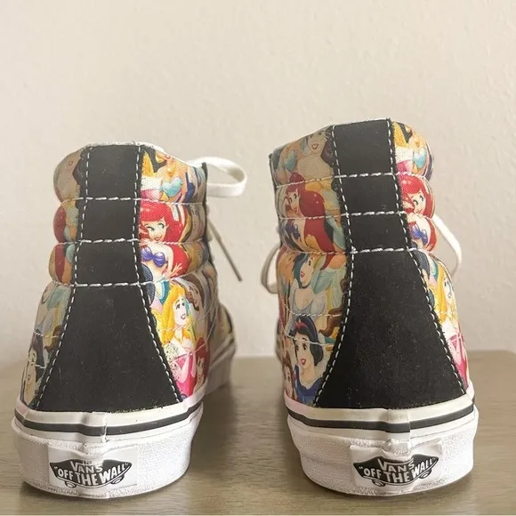 Vans X Disney Sk8 Hi Disney Princess Sneakers