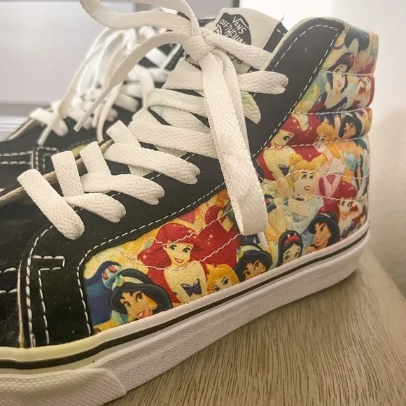 Vans X Disney Sk8 Hi Disney Princess Sneakers