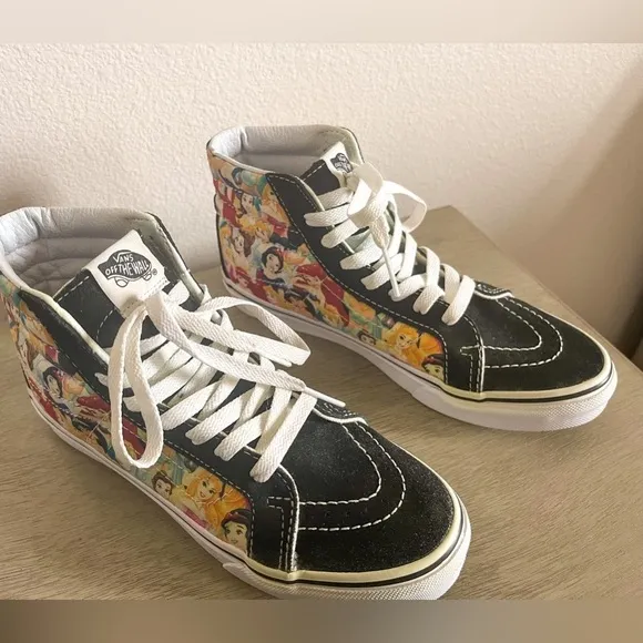 Vans X Disney Sk8 Hi Disney Princess Sneakers