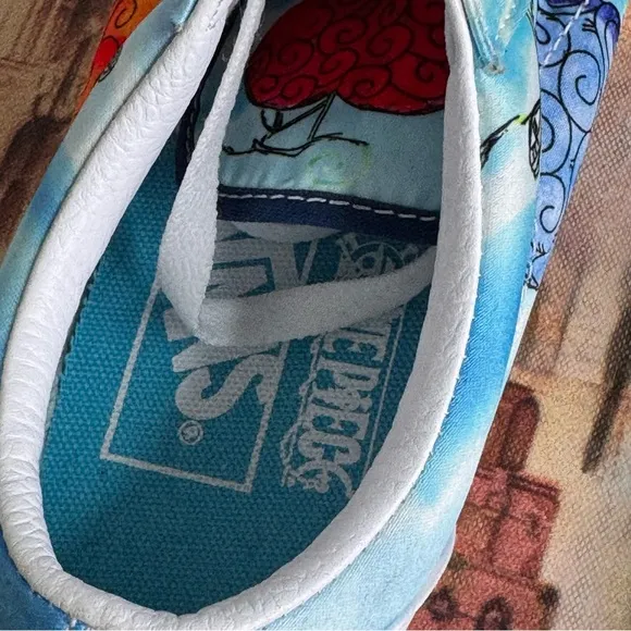 Vans x One Piece Devil Fruit Lace up Vans, Women's 8, One Piece Anime Collab❤️