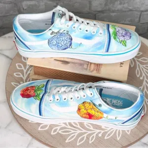 Vans x One Piece Devil Fruit Lace up Vans, Women's 8, One Piece Anime Collab❤️