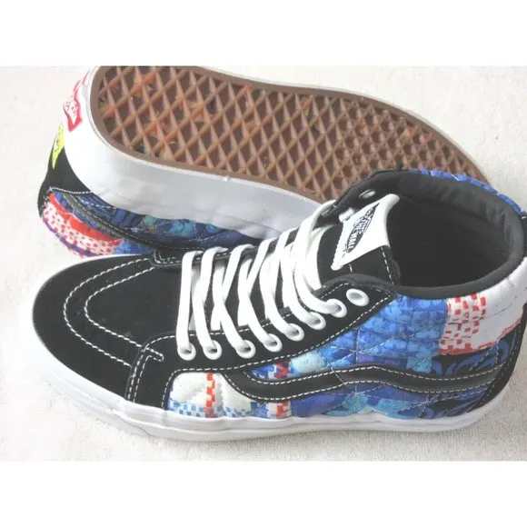 Vans x SpongeBob Sk8-Hi 38 Dx PW Sandy Liang Men's Patchwork shoes 10.5-11.5 NIB