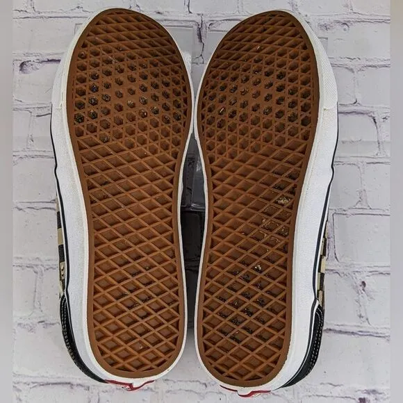 Vans Atwood Camo Check Black White Sneakers