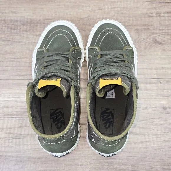 VANS Sk8-Hi Gym Issue World Code Sneakers Men's Size 6.5 Green Shoes (721356)