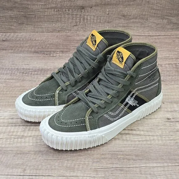 VANS Sk8-Hi Gym Issue World Code Sneakers Men's Size 6.5 Green Shoes (721356)