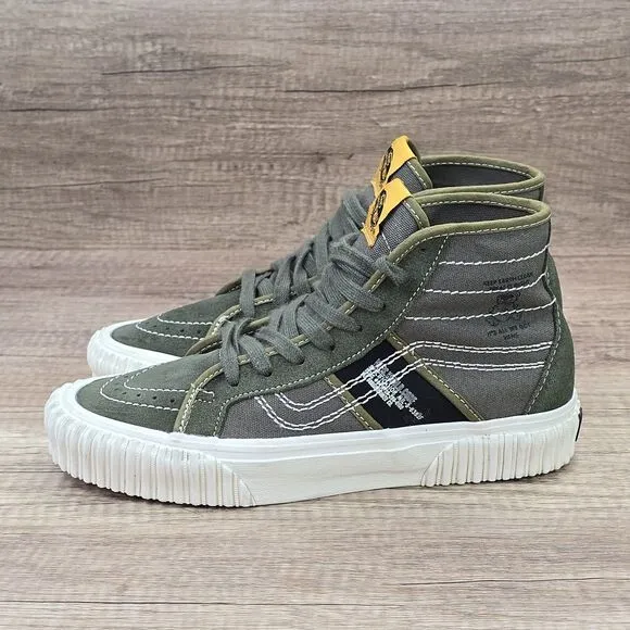VANS Sk8-Hi Gym Issue World Code Sneakers Men's Size 6.5 Green Shoes (721356)