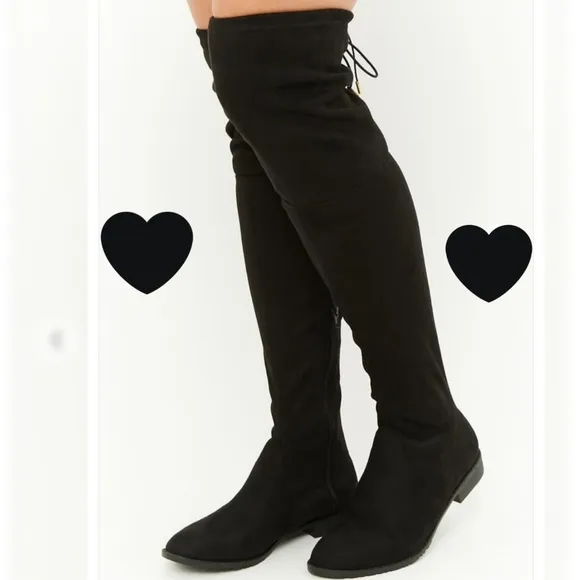 Vegan SUEDED BOOTS  PRICE IS FIRM