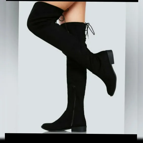 Vegan SUEDED BOOTS  PRICE IS FIRM