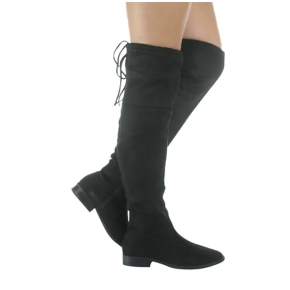 Vegan SUEDED BOOTS  PRICE IS FIRM