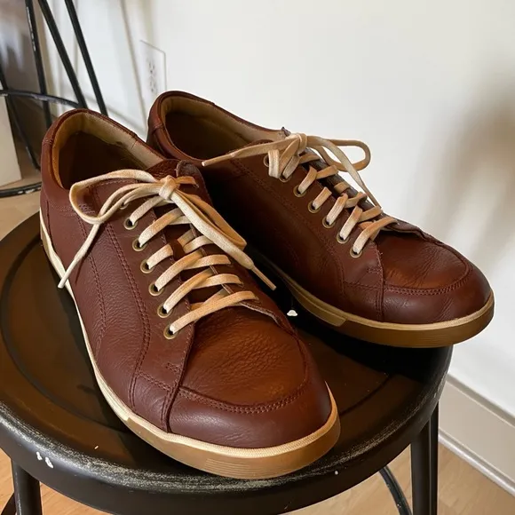 VEUC Cole Haan Brown Leather GrandPrø Tennis Sneakers - Size 12