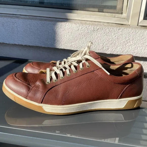 VEUC Cole Haan Brown Leather GrandPrø Tennis Sneakers - Size 12