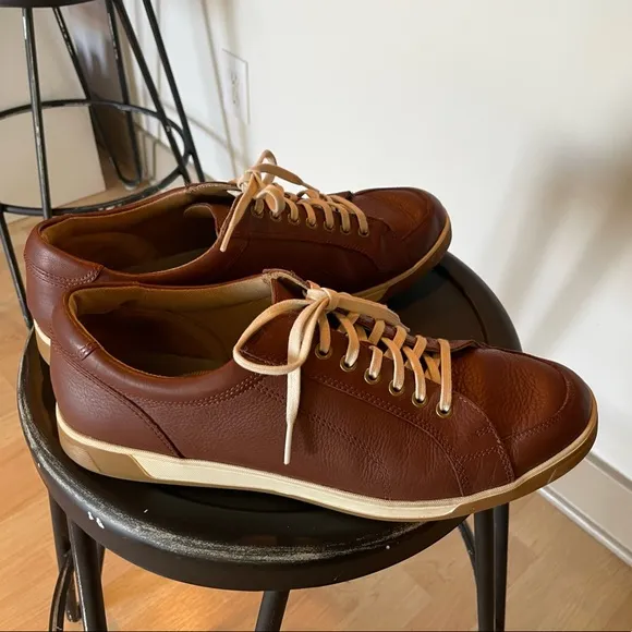 VEUC Cole Haan Brown Leather GrandPrø Tennis Sneakers - Size 12