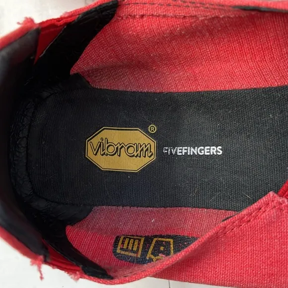 Vibram FiveFingers Red Athletic Shoes Mens 11.5