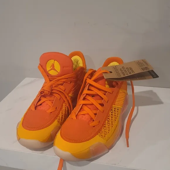 Vibrant Orange Kids Shoes