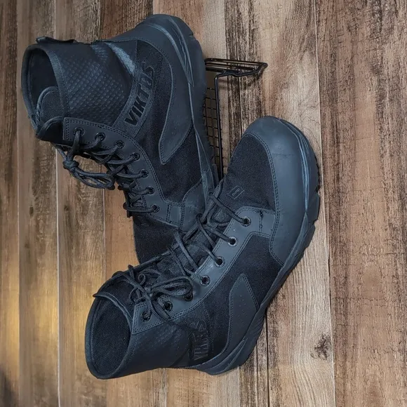 Viktos Johnny Combat Waterproof Boots Size 13.0 In Blackout 'Nightfjall'