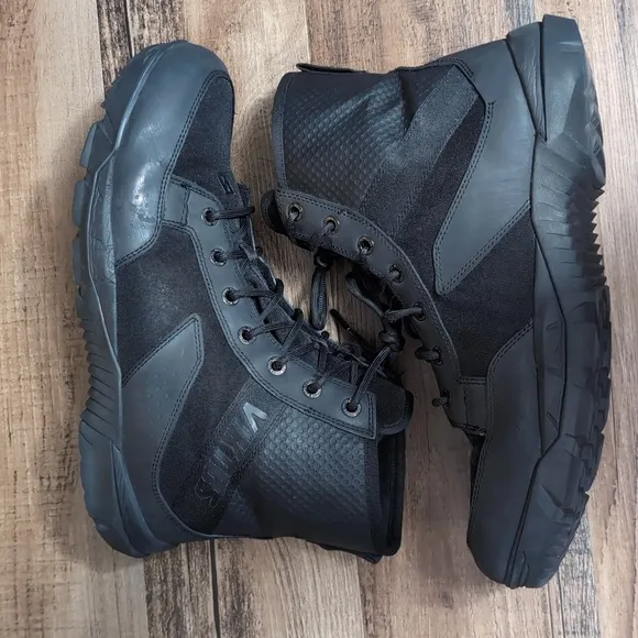 Viktos Johnny Combat Waterproof Boots Size 13.0 In Blackout 'Nightfjall'