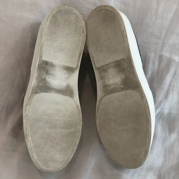 VINCE VELVET PLATFORM SNEAKERS