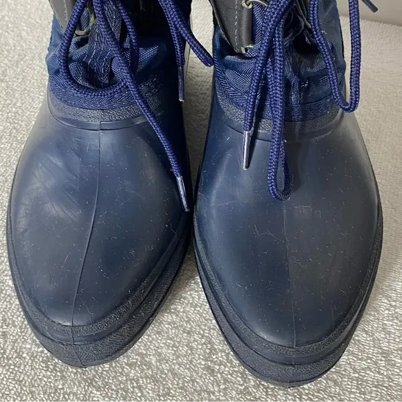 Vintage Baffin Navy Blue Insulated Winter Boots 9