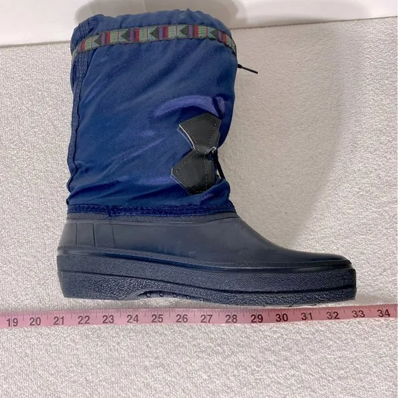 Vintage Baffin Navy Blue Insulated Winter Boots 9