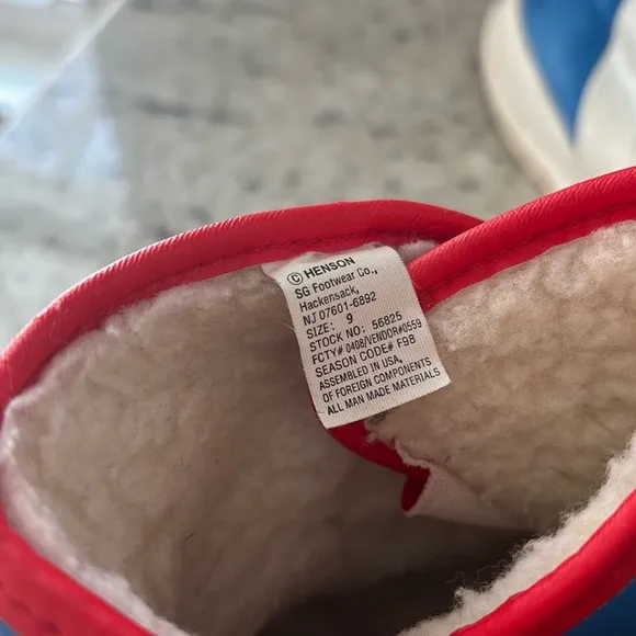 Vintage Sesame Street Elmo toddler boots