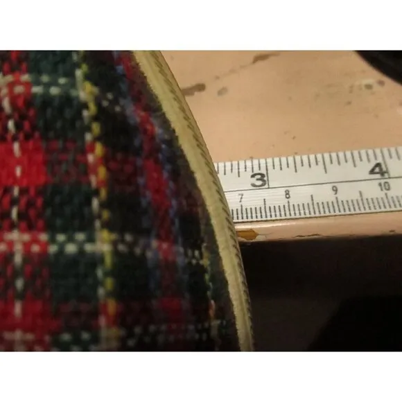Vintage Womens Keds Sneakers 5 M Low Scottish PLaid NEW 1970's 1960's mod indy
