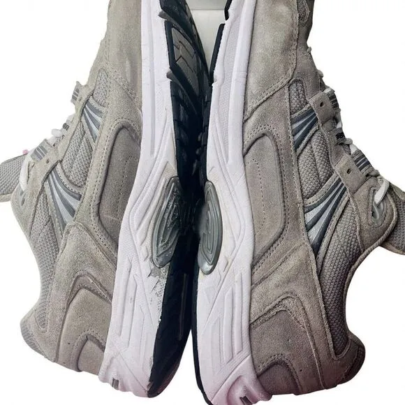 Vionic men’s walker gray suede lace up comfort shoes Sneakers size 12