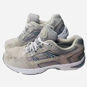 Vionic men’s walker gray suede lace up comfort shoes Sneakers size 12