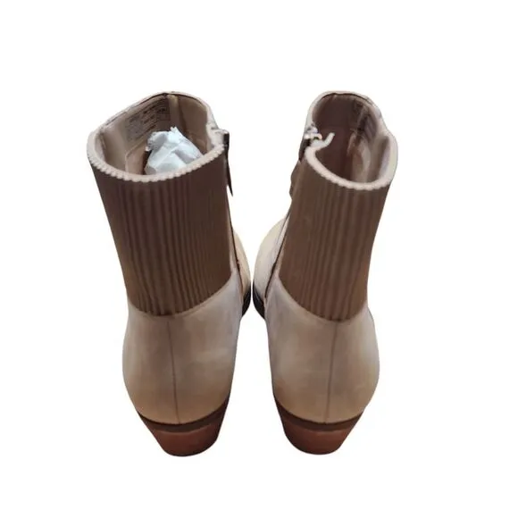 Vionic Shantelle waterproof tan ankle boots 9.5