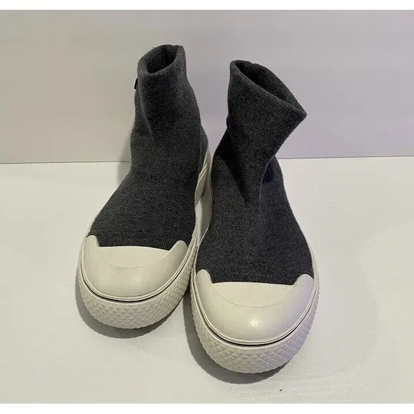 Vivaia gray Sock Sneaker Booties slip‎ on Size 8 Women's Comfort Shoes 40