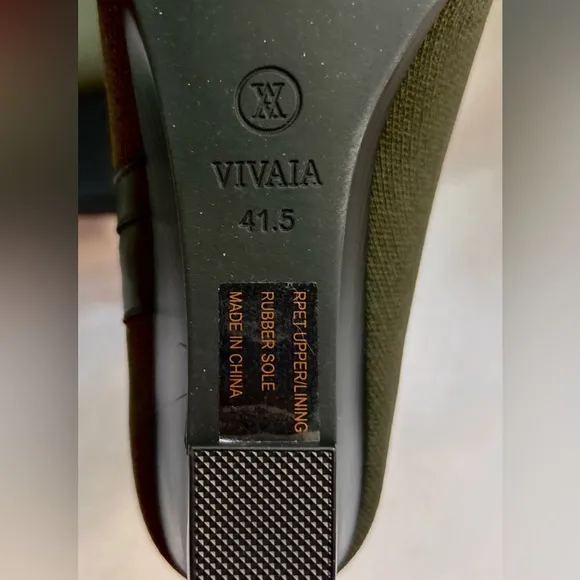 Vivaia Micaela Square-Toe Water-repellent Zipper Boots Size 41.5/10