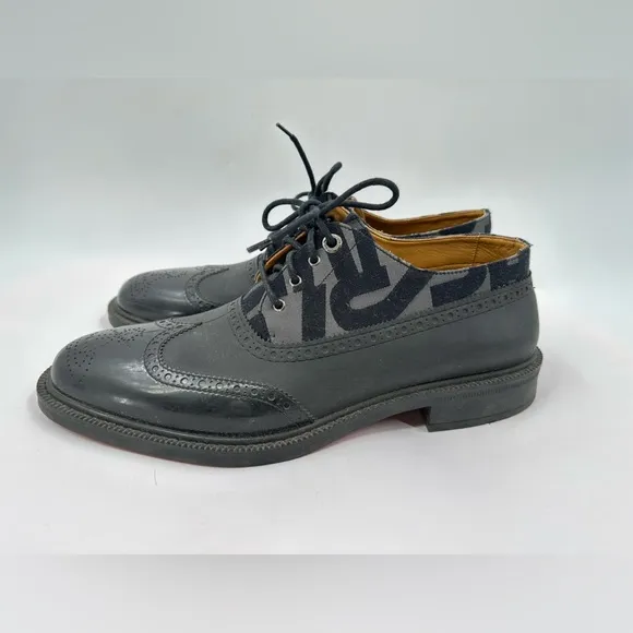 VIVIENNE WESTWOOD ANGLOMANIA Rubber Printed Brogues Size: 11 Made In italy