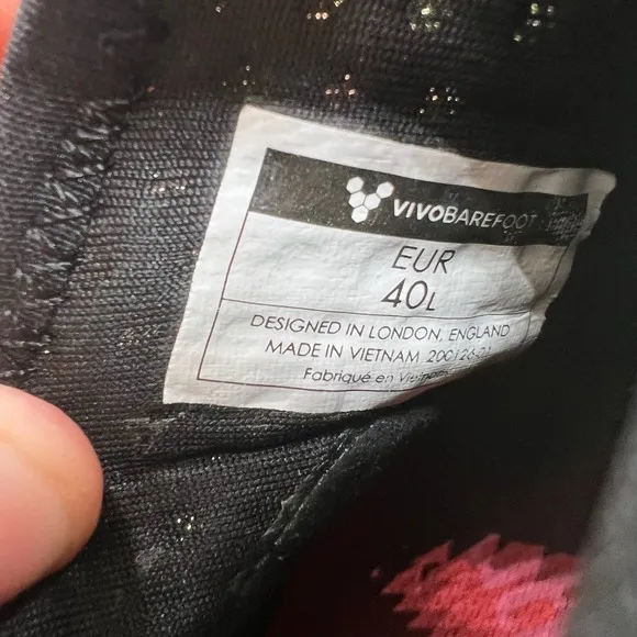 Vivobarefoot Magna Lite Women's Size 9 Black Training Athletic Shoes Sneakers
