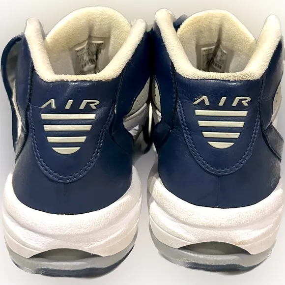 VTG Y2K NIKE AIR UPTEMPO BASKETBALL SHOES SNEAKERS SZ 7.5 FLEX LEATHER ATHLETIC