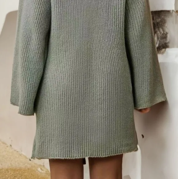 Warm Hug Turtleneck Sweater Dress