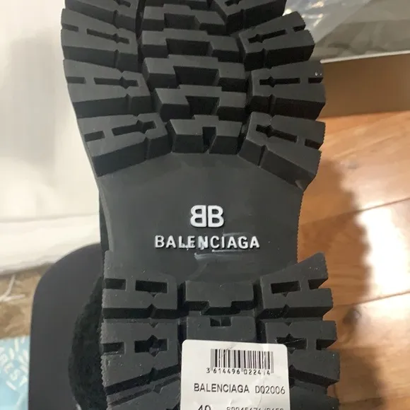 Warm lug sole boots 40