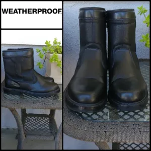 WEATHERPROOF Black Boots