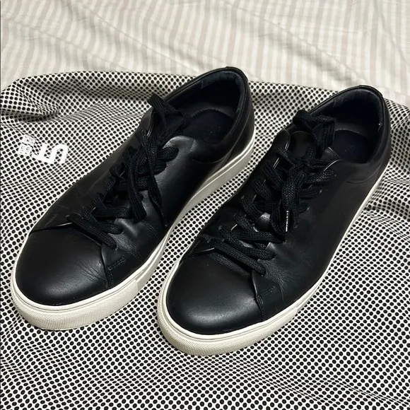Wolf &amp; Shepherd black leather shoes
