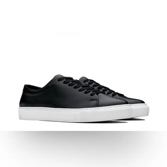 Wolf &amp; Shepherd black leather shoes