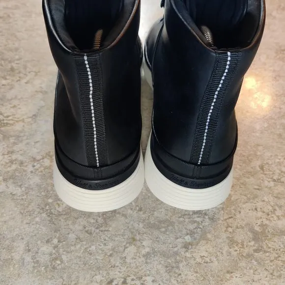 Wolf &amp; Shepherd Crossover Hiker Winterized Mens 8.5 Black Leather Boots * Clean.