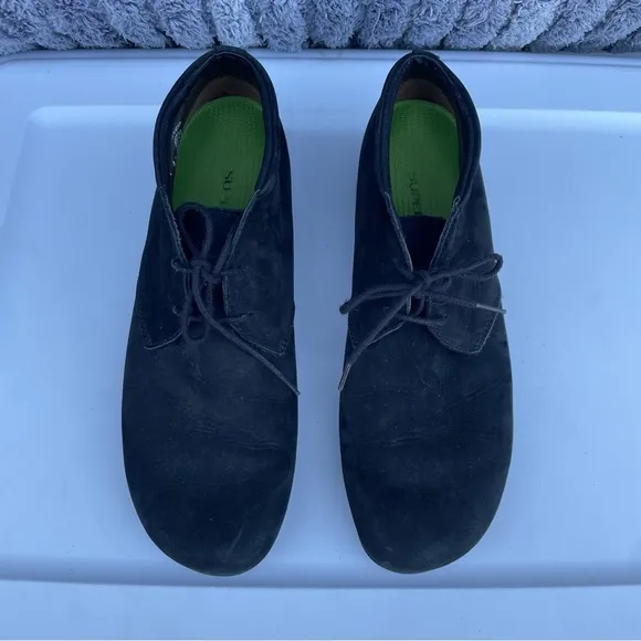 Wolky sneakers Artemis leather suede comfort shoes black size 11