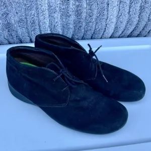Wolky sneakers Artemis leather suede comfort shoes black size 11
