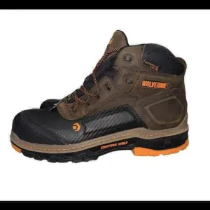 Wolverine Mens Summer Brown Leather Overpass CT WP Size 12 Work Boots New