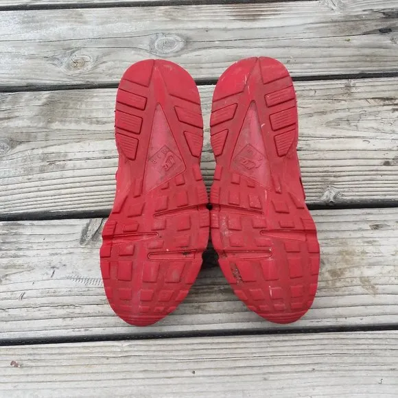 Women Nike Air Huarache Run All Red Running Shoes Sneakers